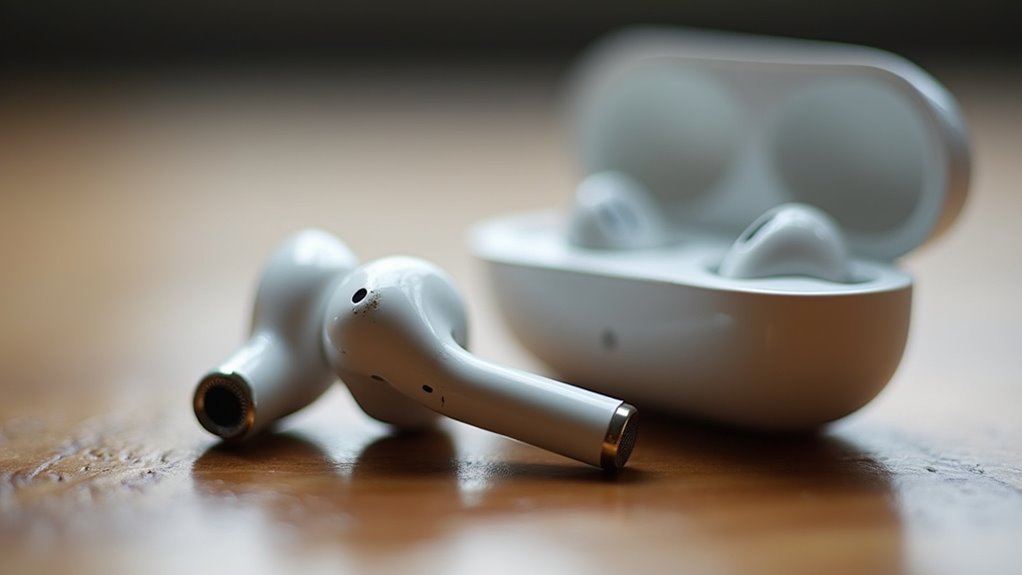 problem z jedną słuchawką AirPods