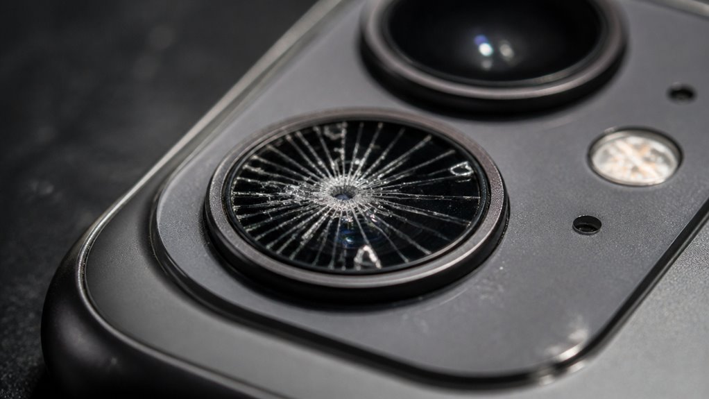 naprawa pękniętego obiektywu iPhone'a