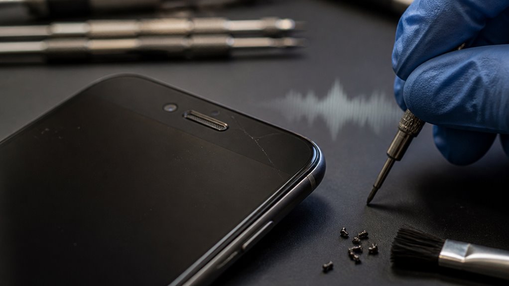naprawa zniekształceń głośnika iPhone'a