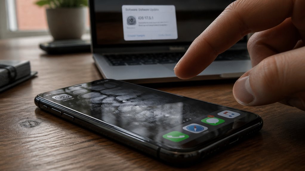zaktualizuj iOS, aby naprawić dotyki